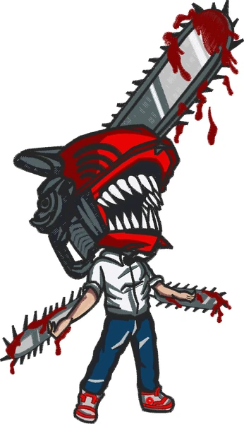 Broderie CHAINSAWMAN CHIBI