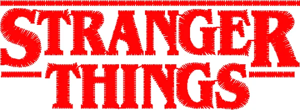 Broderie STRANGER THINGS
