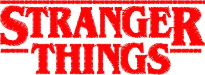 Broderie STRANGER THINGS