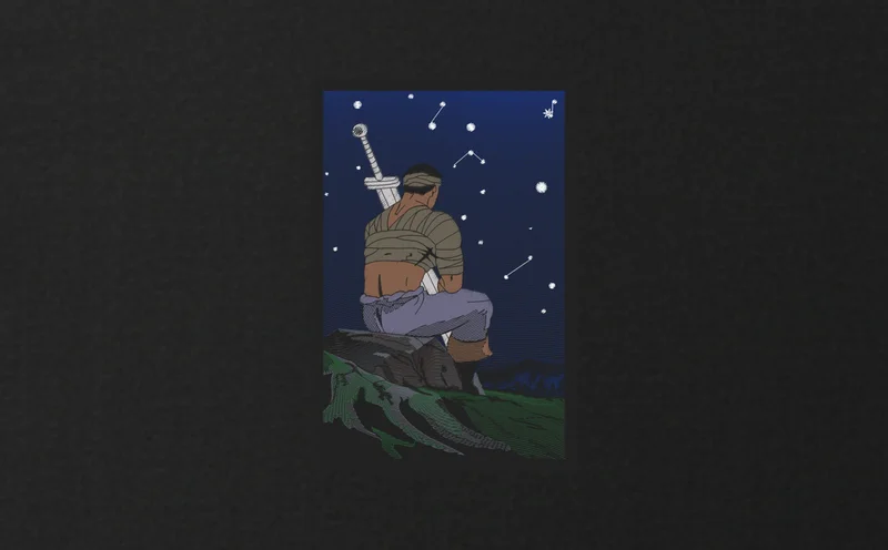 Tricou Guts Night Landscape