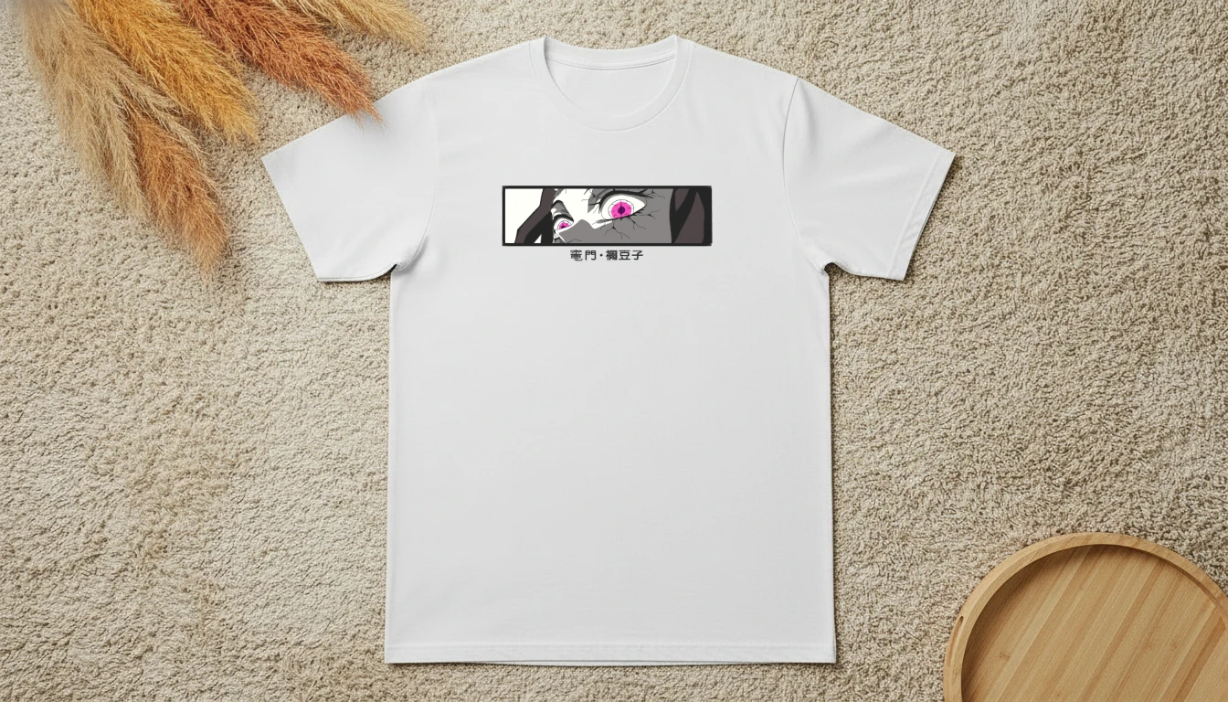 Tricou Bărbați Nezuko Eyes