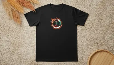 Tricou Demon Slayer Tanjiro - 1