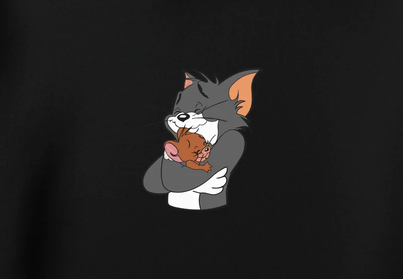 Hanorac Barbati Tom și Jerry Îmbrățișare