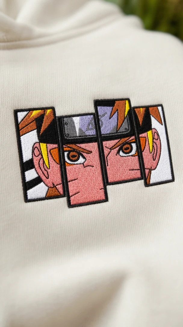 Hanorac Naruto Ochi Fragmentați