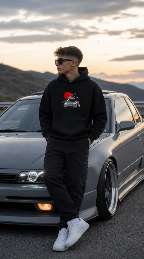 Hanorac Mașină JDM Sakura