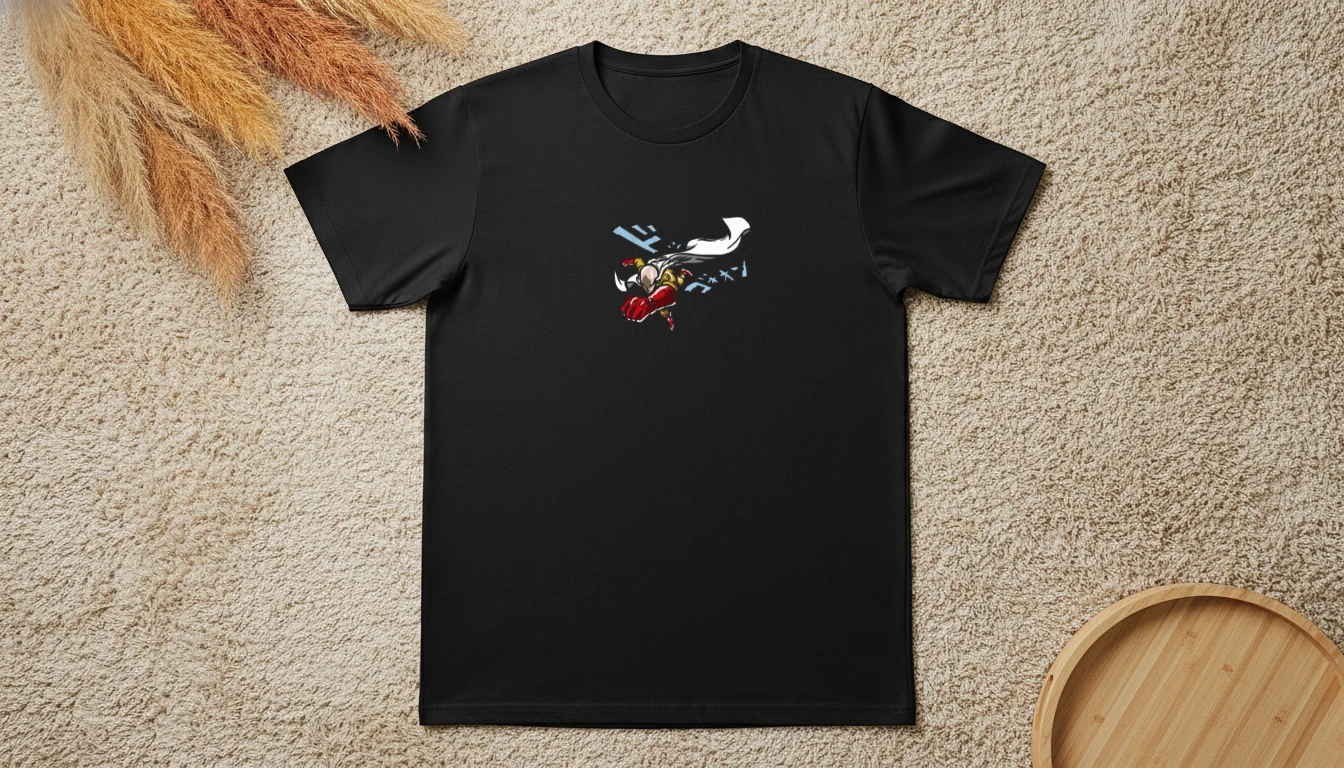 Tricou Barbati One-Punch Man Saitama Punch