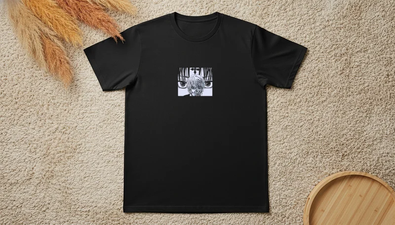 Tricou Barbati Anime Ochi Intensi