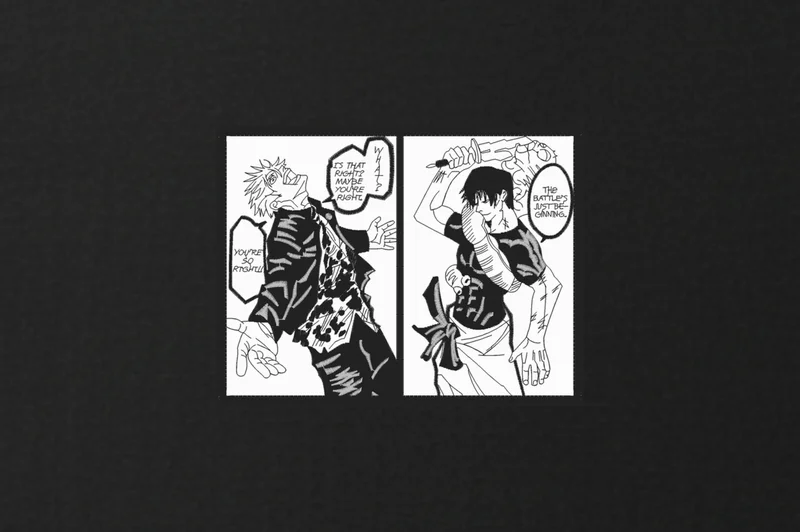 Tricou Bărbați Gojo x Toji Manga