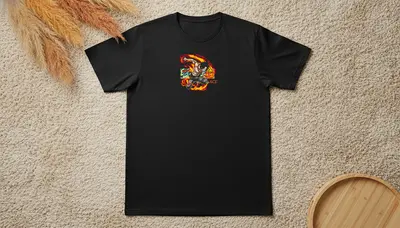 Tricou Bărbați Ace în Flăcări - 1