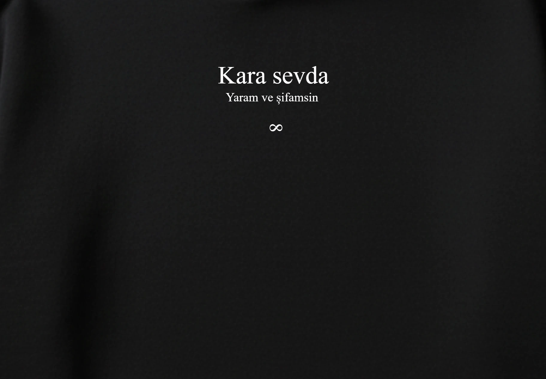 Hanorac Kara Sevda