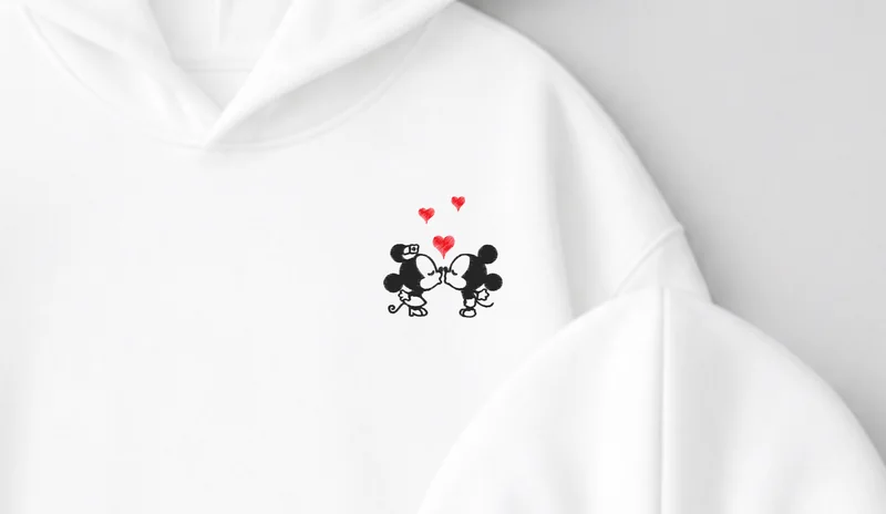 Hanorace Cuplu Mickey și Minnie