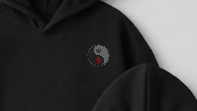 Hanorace Cuplu Yin Yang Inimă și Minte