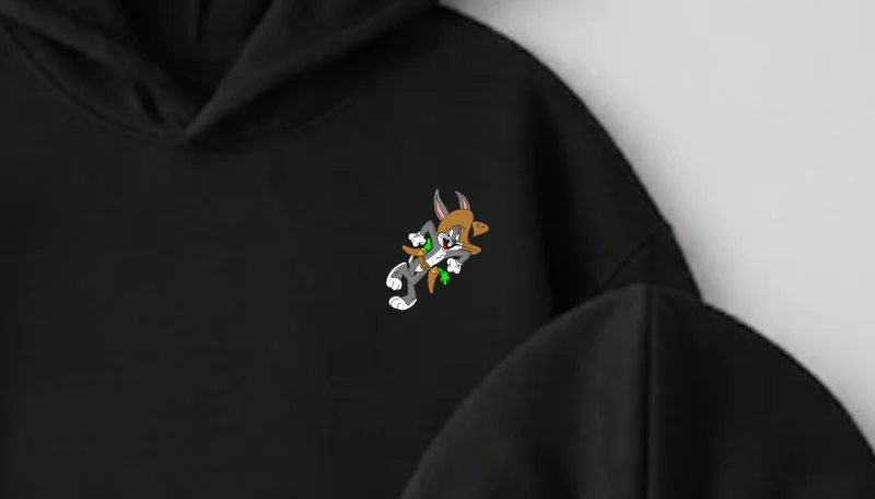 Hanorac Cuplu Looney Tunes Costumați