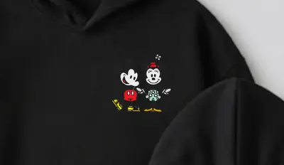 Hanorace Cuplu Mickey și Minnie Vintage - 2