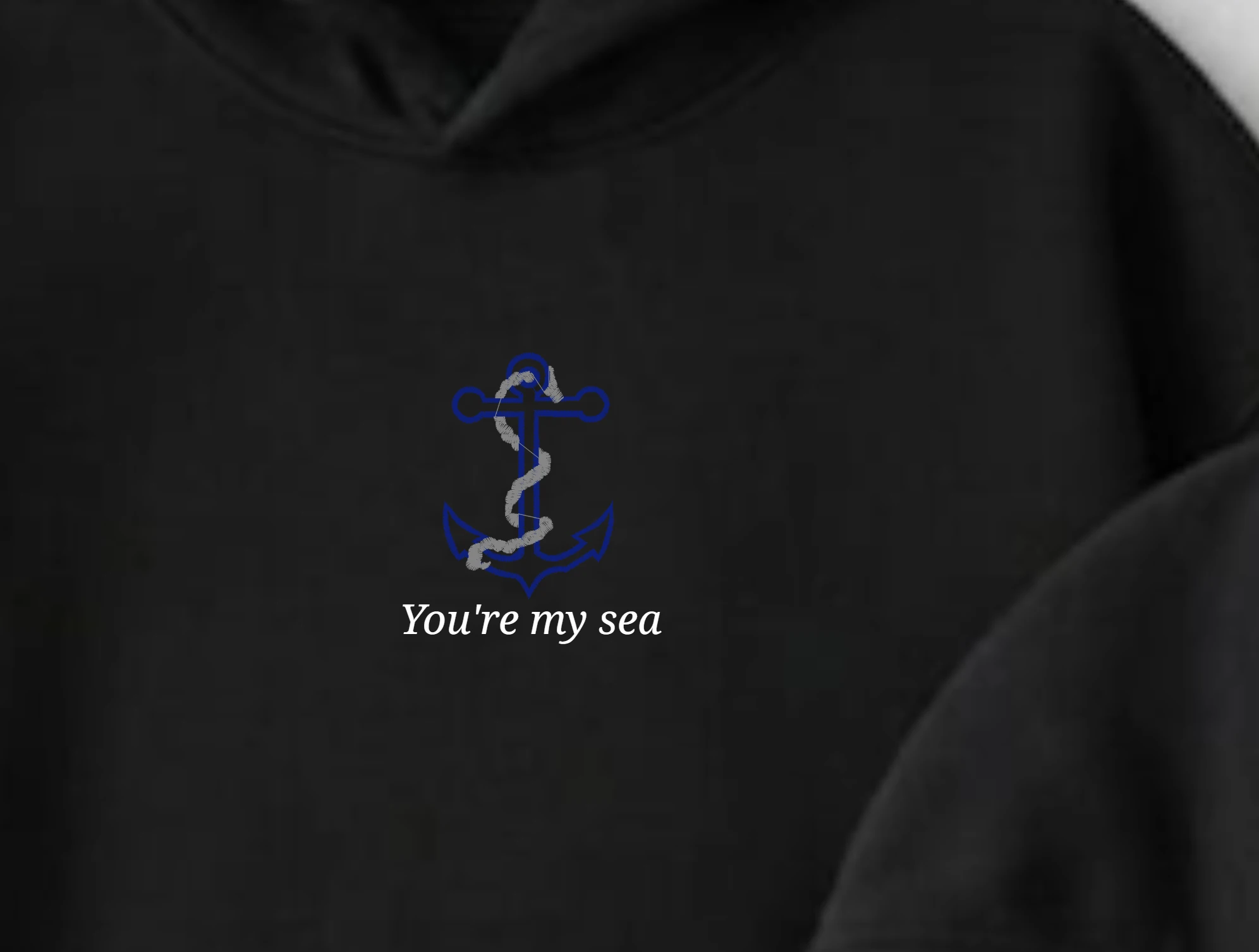Hanorac Cuplu Your Anchor & My Sea