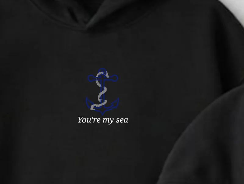 Hanorac Cuplu Your Anchor & My Sea