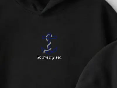 Hanorac Cuplu Your Anchor & My Sea - 2