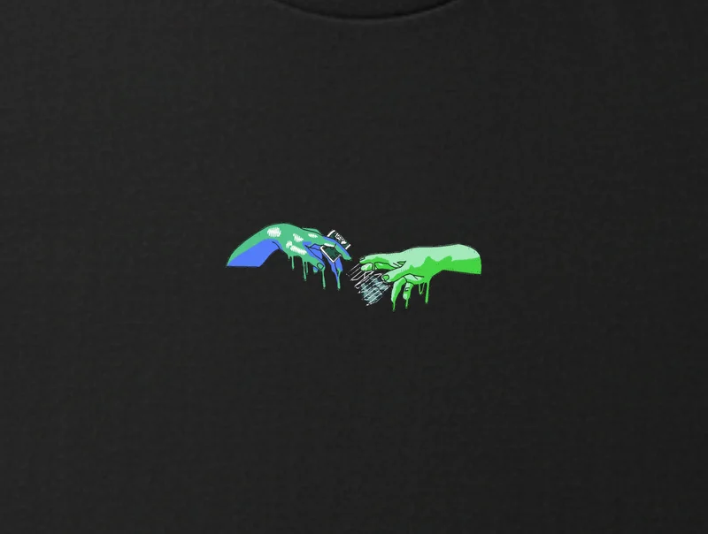 Tricou Bărbați Mâini Digitale