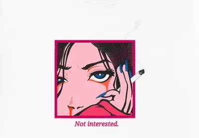 Tricou Not Interested - 2
