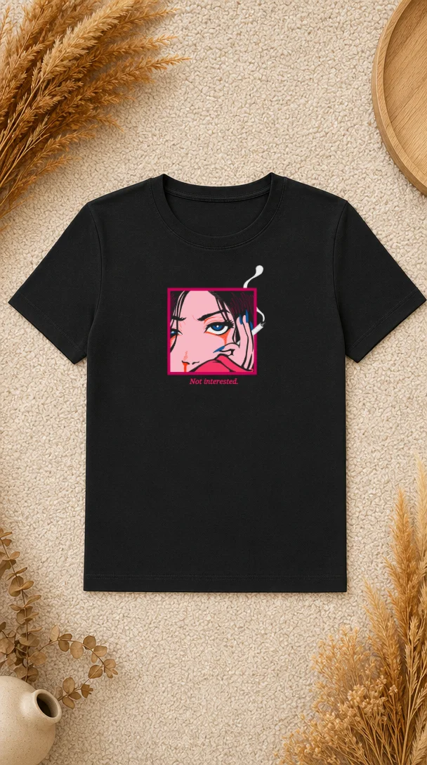 Tricou Not Interested