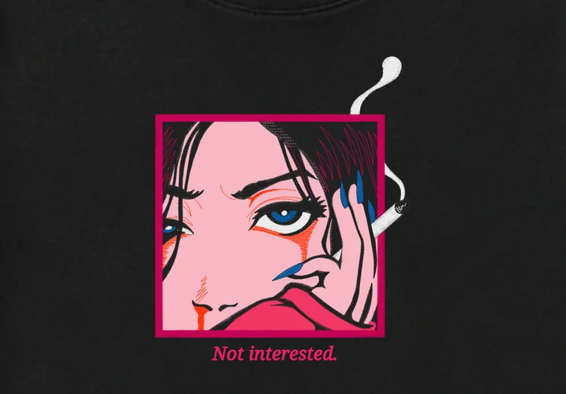Tricou Not Interested