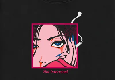 Tricou Not Interested - 4