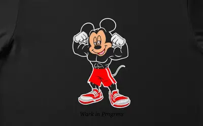 Tricou Mickey Musculos - 2