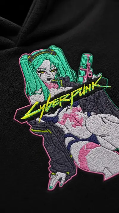 Hanorac Cyberpunk Neon - 2