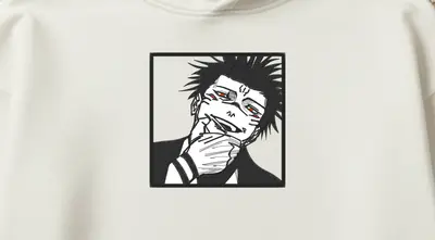 Hanorac Alb Jujutsu Kaisen Sukuna - 2