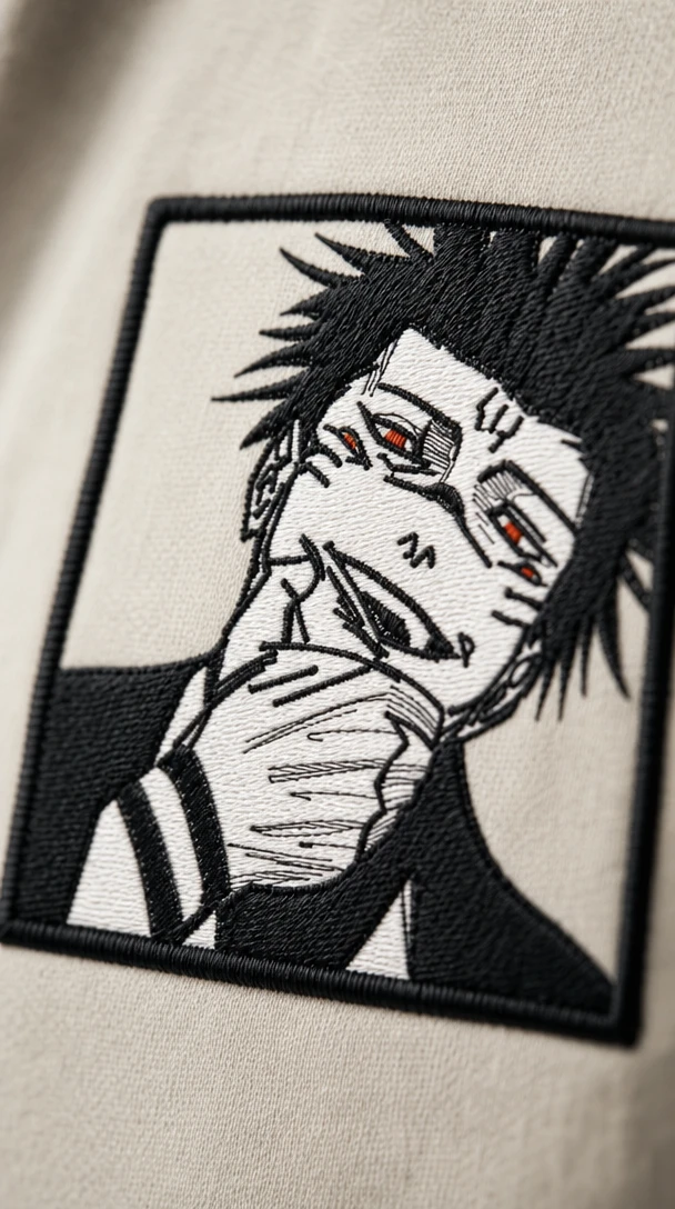 Hanorac Alb Jujutsu Kaisen Sukuna