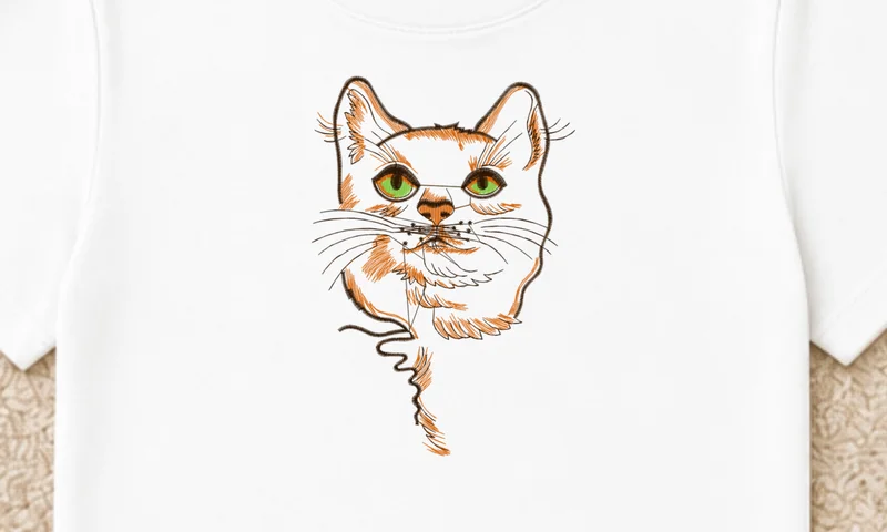 Tricou Pisică Artistică