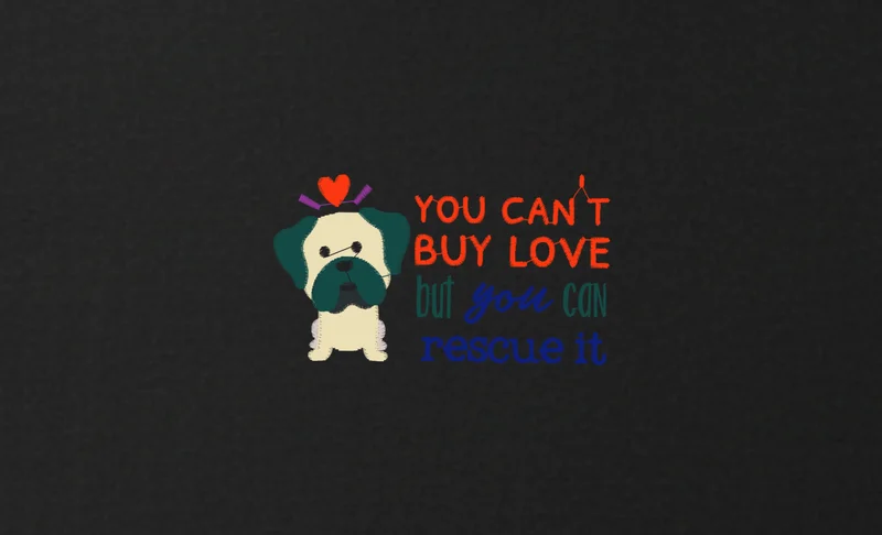 Tricou You Can't Buy Love Rescue