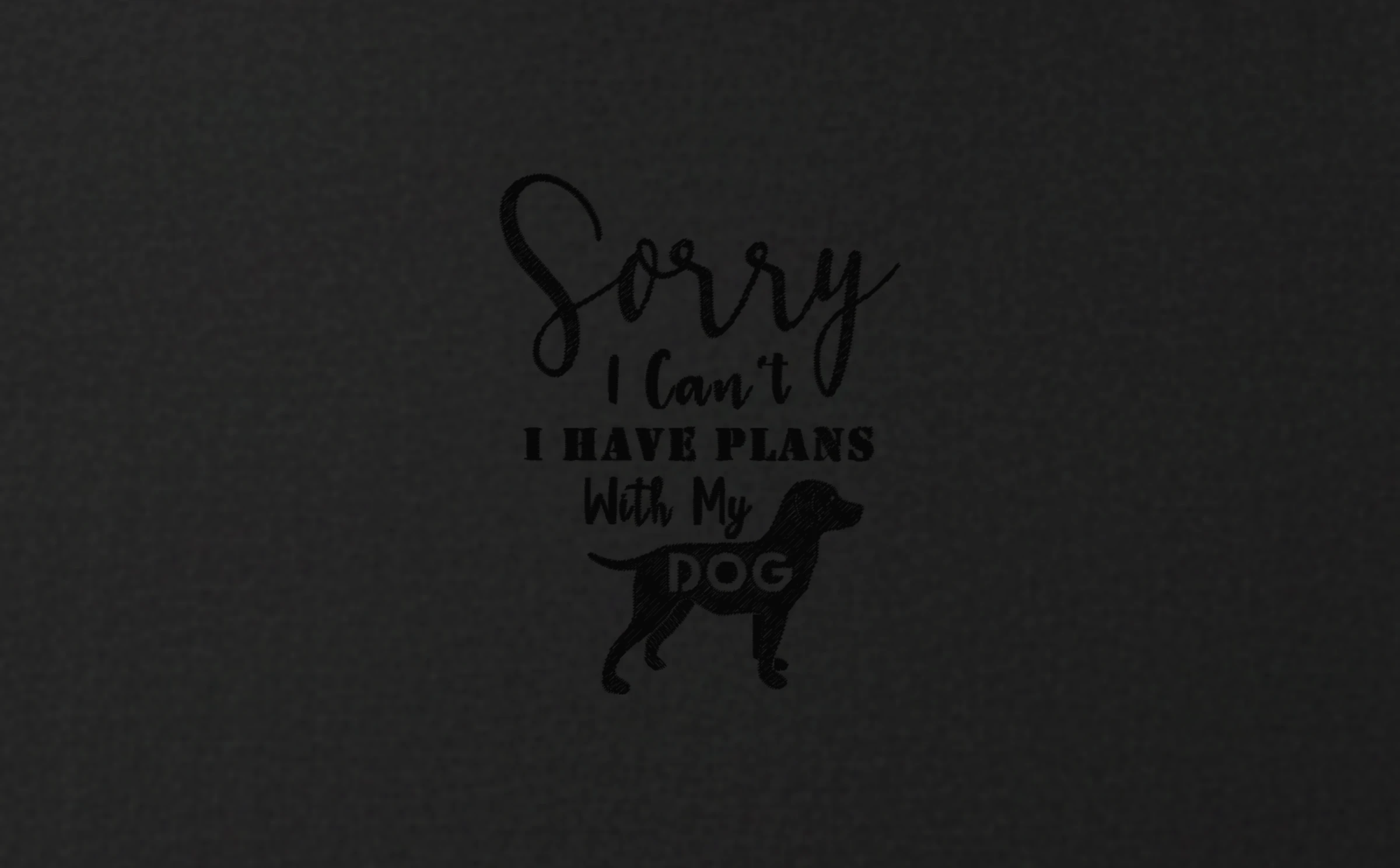 Tricou Sorry Plans