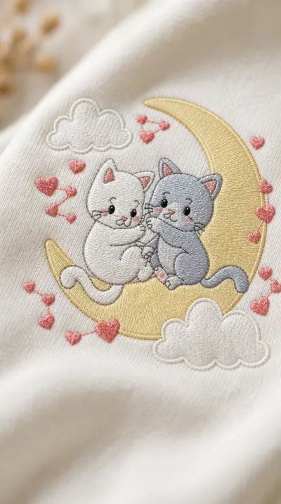 Tricou Pisicuțe Lună - 2