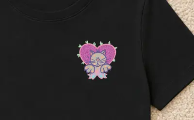 Tricou Pisică Inimioară - 2