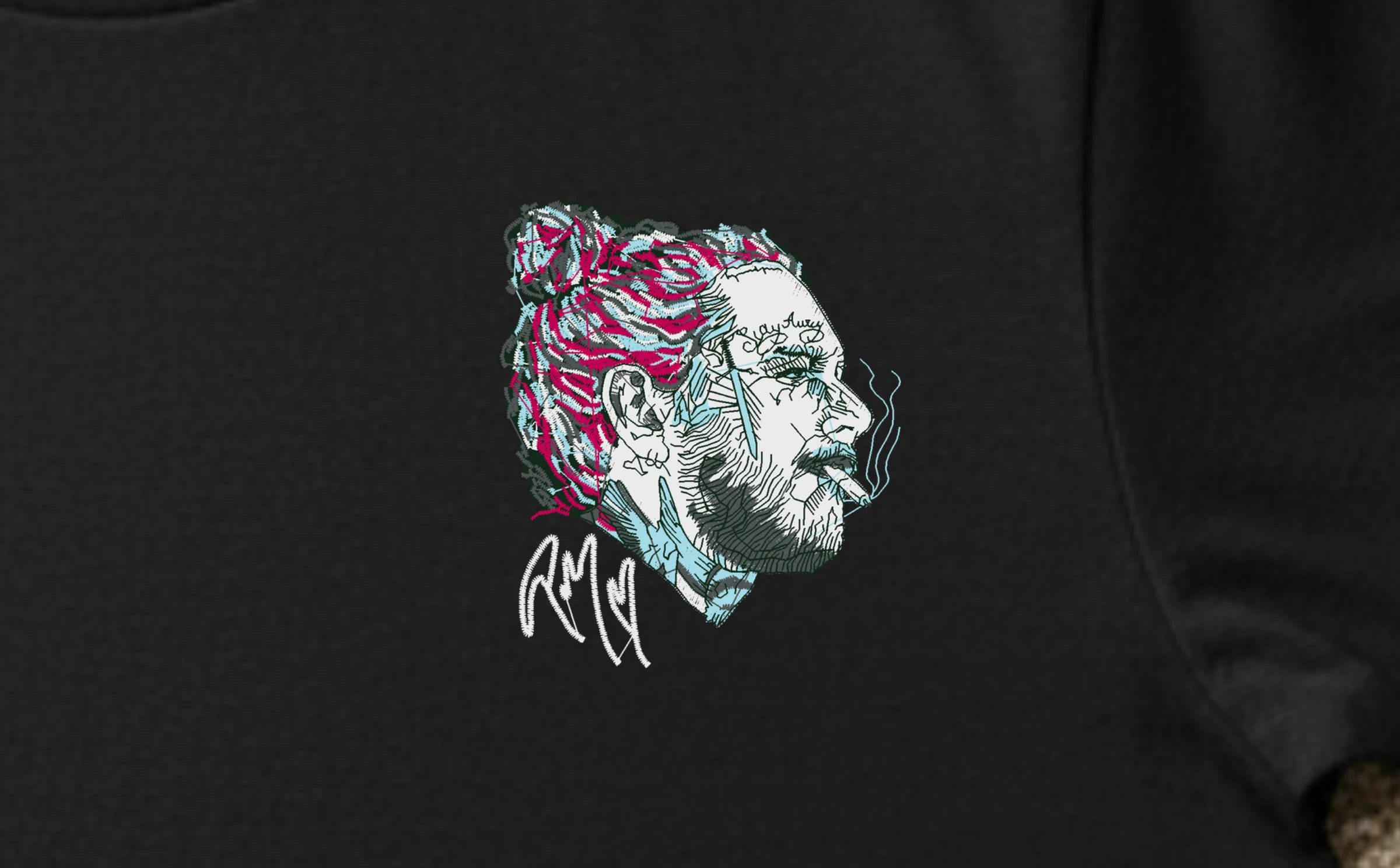 Tricou Bărbați Portret Artistic