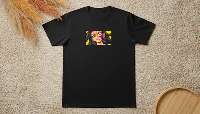 Tricou Anime Expresie Vividă - 1