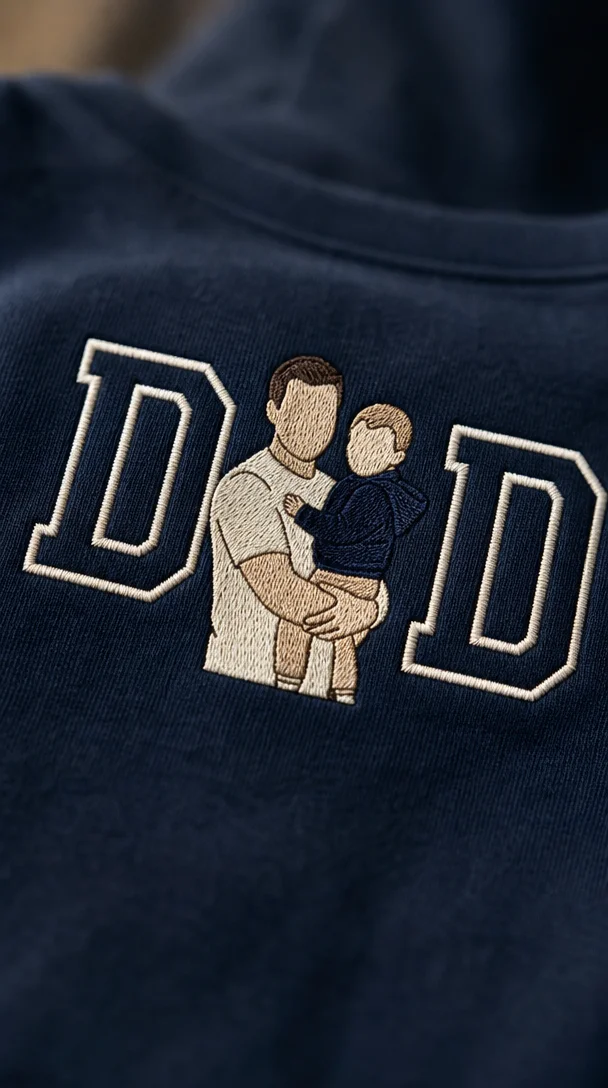 Portretul familiei tale brodat