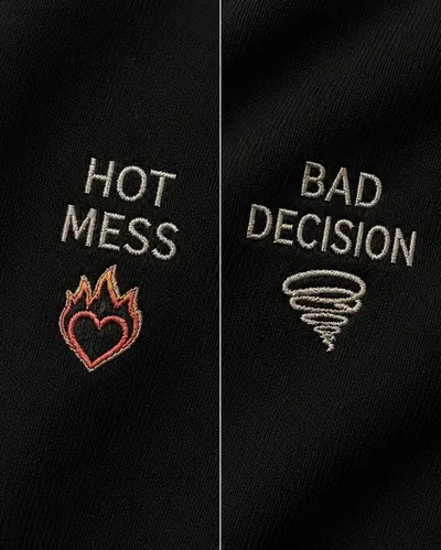Set Hanorace Hot Mess & Bad Decision - 2