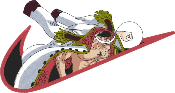 Broderie nike whitebeard