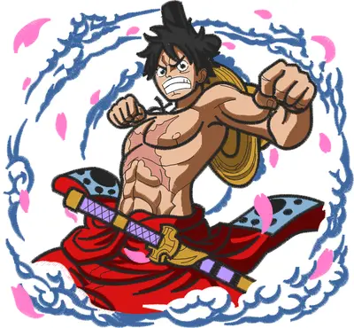 Broderie MONKEY D LUFFY