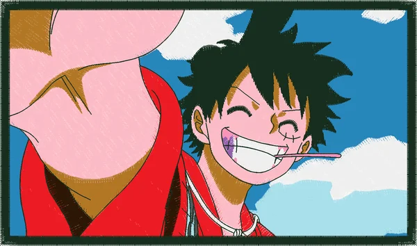 Broderie Luffy Smile (1)