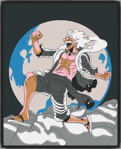 Broderie luffy recatngle v5