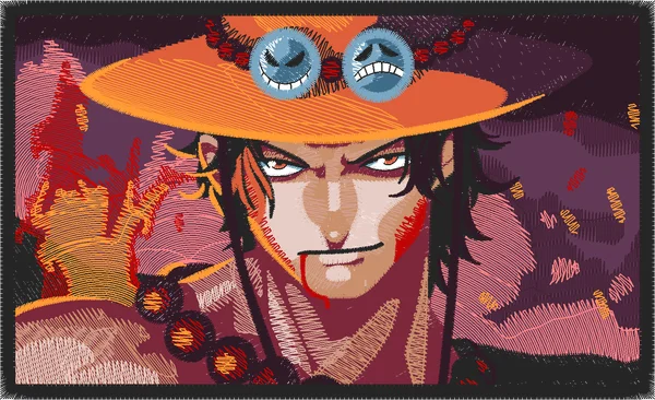 Broderie Portgas D Ace