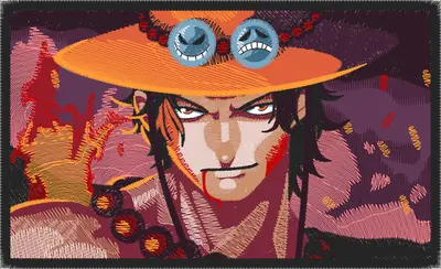 Broderie Portgas D Ace