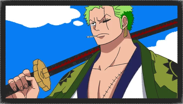Broderie zoro zoro