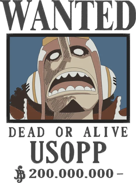 Broderie Usopp Bounty