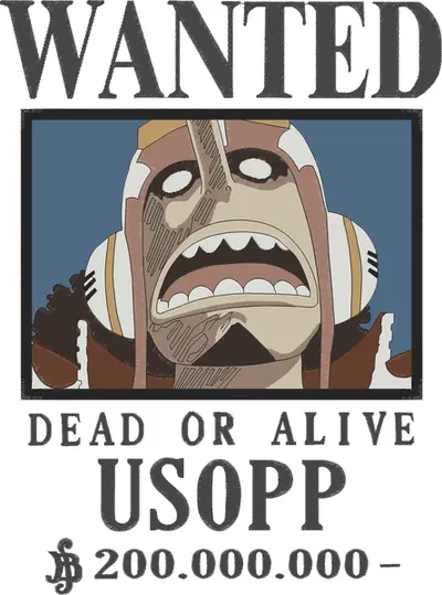 Broderie Usopp Bounty