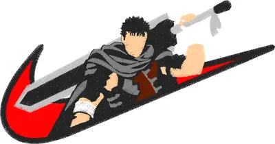 Broderie Nike x Berserk
