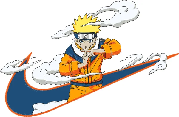 Broderie NARUTO PEQUENO X NIKE